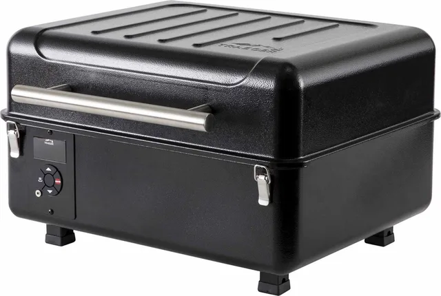 Traeger Ranger Pellet Grill - Draagbare pellet barbecue - Houtgestookte BBQ - Tot 230°C - Inclusief gietijzeren bakplaat en vleesthermometer