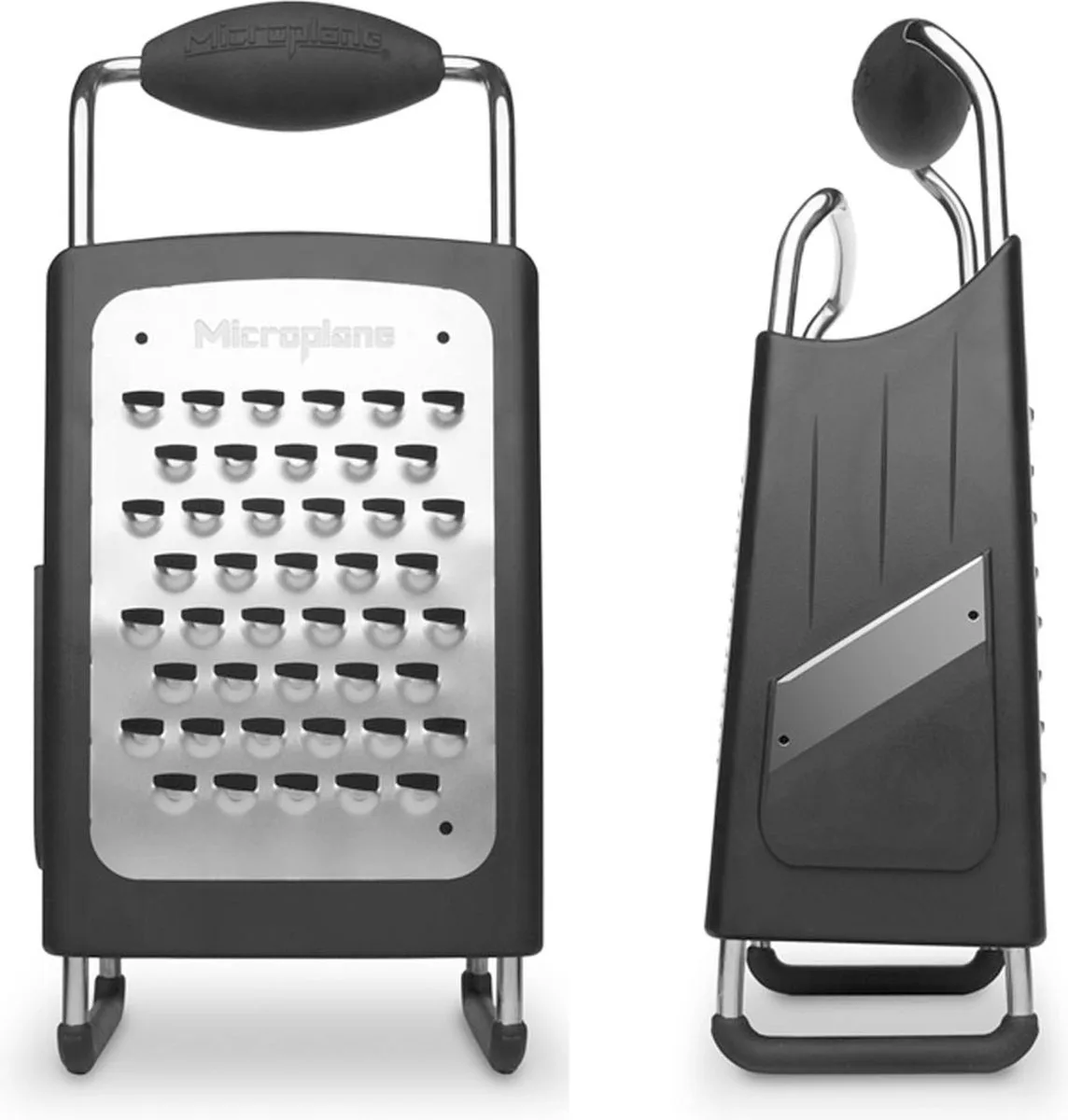 Rasp Boxgrater - Fijn / Medium Ribbon / Extra Grof van Microplane in Zwart – productfoto