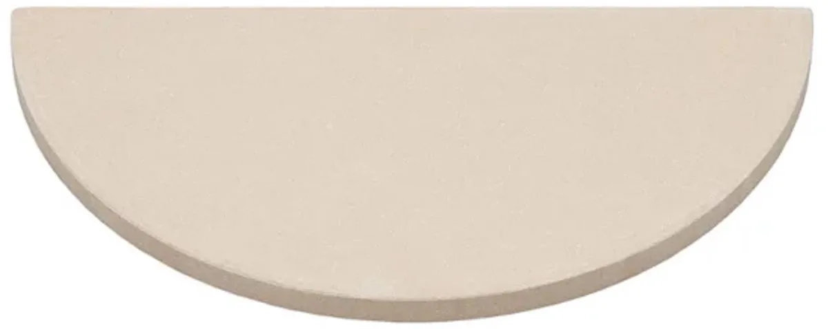 Classic Deflectorsteen – Halve Keramische Hitteschild – Voor Indirect Grillen – Zonder Lifter fra Monolith i Beige – produktbillede