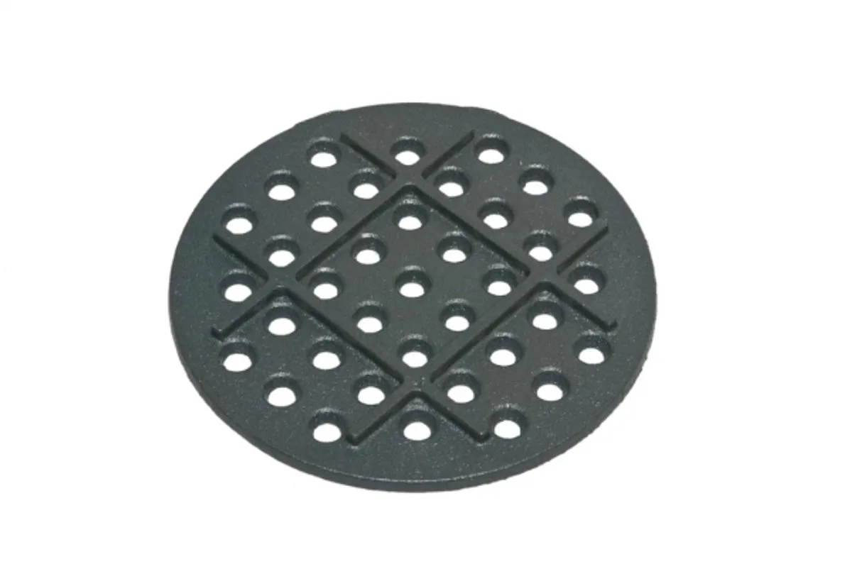 Classic Kolenrooster – Pro Serie – Gietijzeren BBQ Rooster voor Optimale Luchtcirculatie – Universeel Passend – Duurzaam en Eenvoudig te Reinigen – Geschikt voor Kamado en BBQ Modellen fra Monolith i Sort – produktbillede