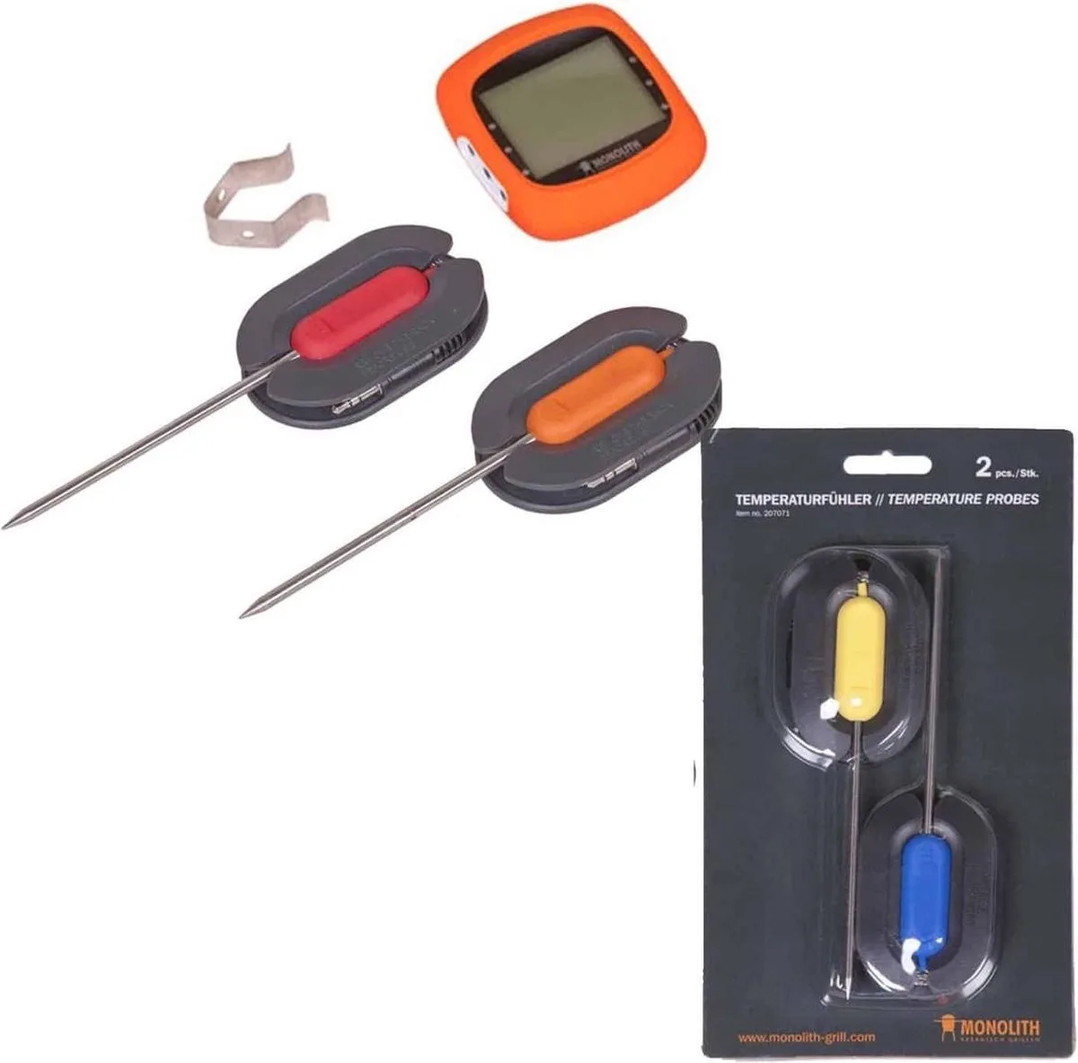 Extra Thermo-Lith Probes - Bluetooth thermometer - 1,37 cm - Vlees thermometer - Thermo-Lith zelf niet meegeleverd van Monolith in Blauw – productfoto