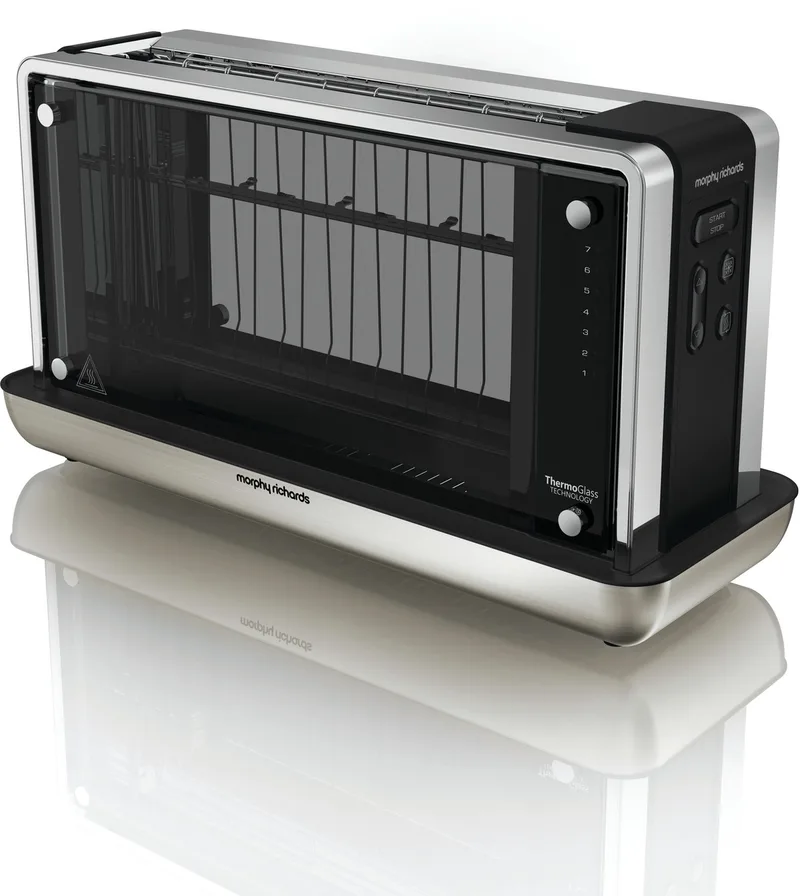 Redefine - 228000EE - Broodrooster 2 sleuven - Glazen de Morphy Richards en Transparent – photo produit