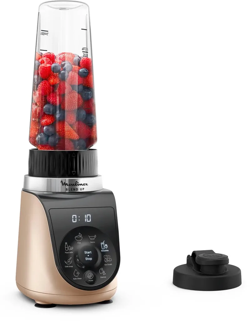 Blend Up LM190AF0 blender 0,85 l Blender voor op aanrecht 1000 W Goud by Moulinex in Black – product photo