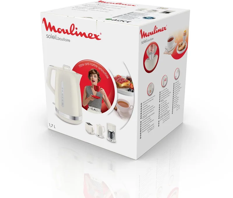 BY320A waterkoker 1,7 l 2400 W van Moulinex in Ivoor – productfoto