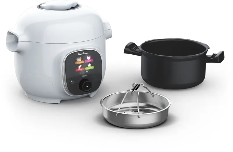 Cookeo Mini CE880410 - Multicooker - 6 programma's - 150 recepten - 3L - Lichtblauw by Moulinex in White – product photo