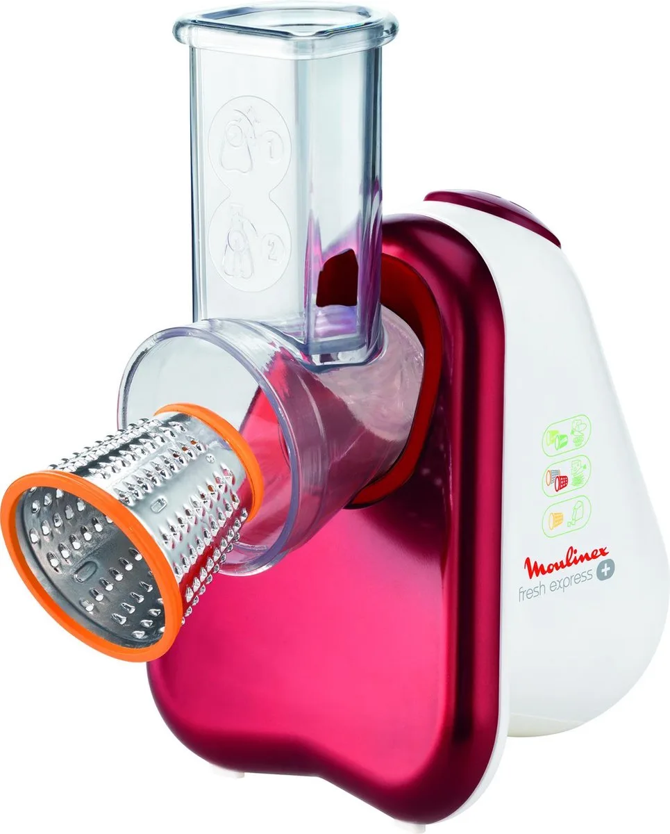DJ755G Fresh Express+ - Hakmolen - Rood/Wit van Moulinex in Rood – productfoto