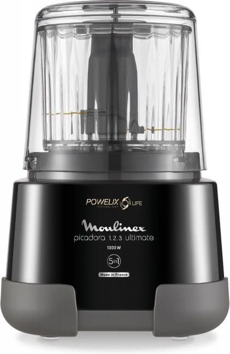 DP8108 - Hakmolen - 550 ml - 1000W - Geschikt voor fijnhakken, malen, snijden, mixen en mengen by Moulinex in Black – product photo