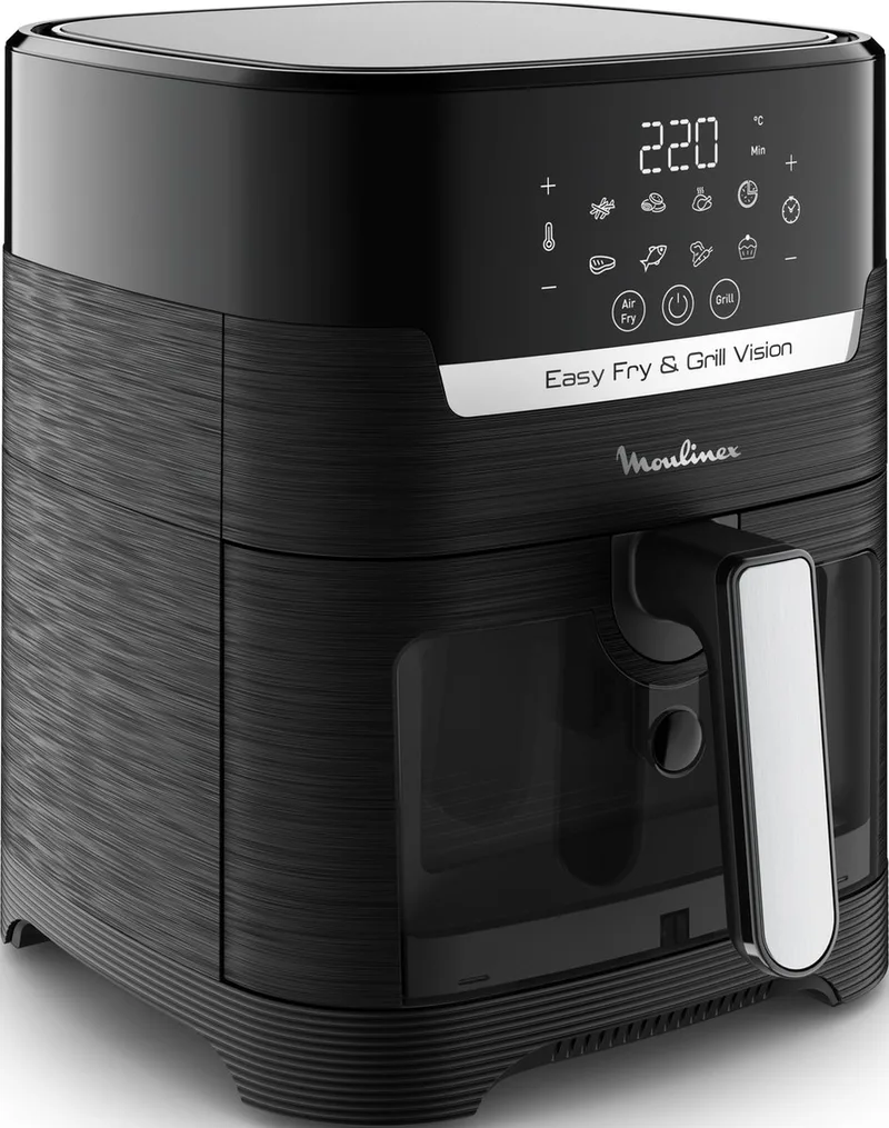 Easy Fry & Grill Vision EZ506820 - Heteluchtfriteuse - 1550W - 4,2L de Moulinex en Noir – photo produit