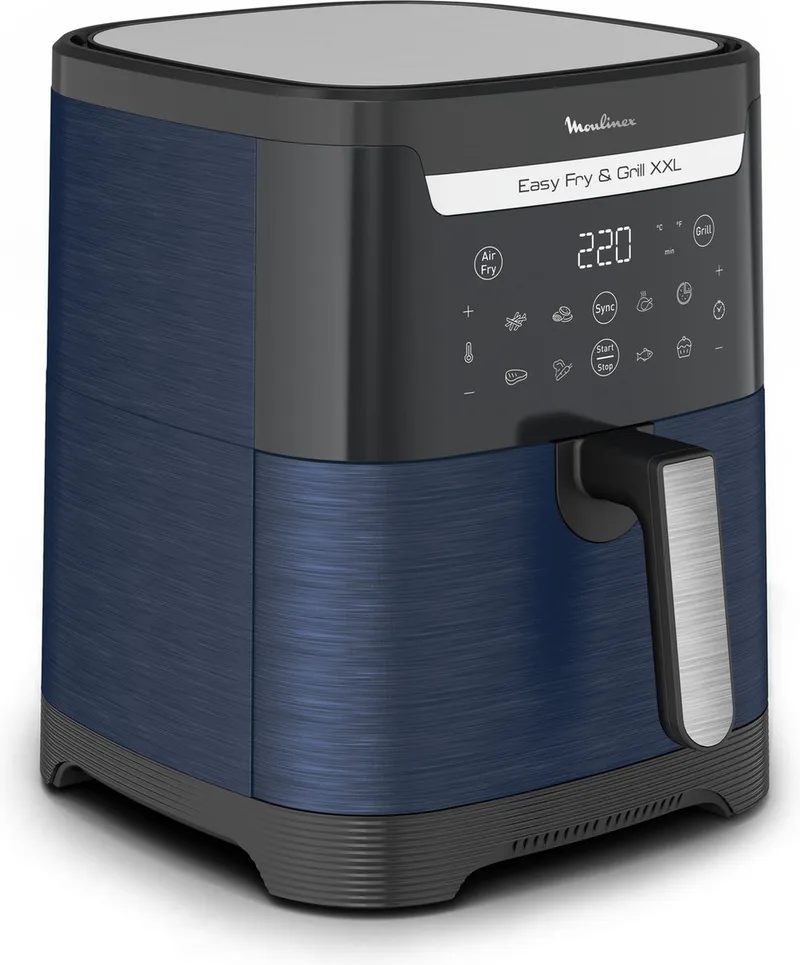 Easy Fry & Grill XXL EZ801420 - Airfryer - 1830W - 6,5L by Moulinex in Blue – product photo