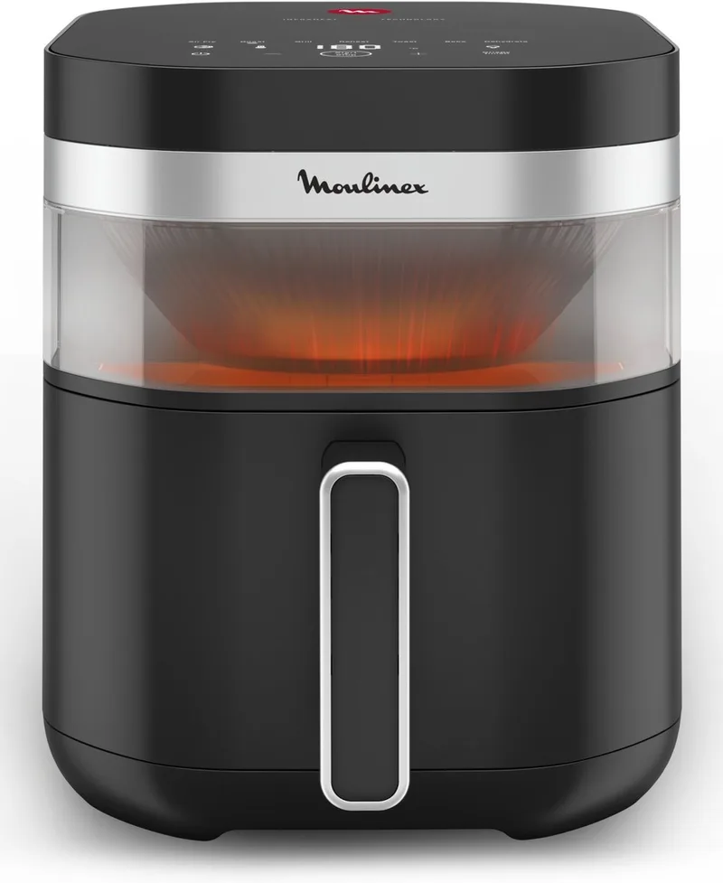 Easy Fry Infrared EZ8328 Enkel 7 l Vrijstaand 2180 W Heteluchtfriteuse by Moulinex in Black – product photo