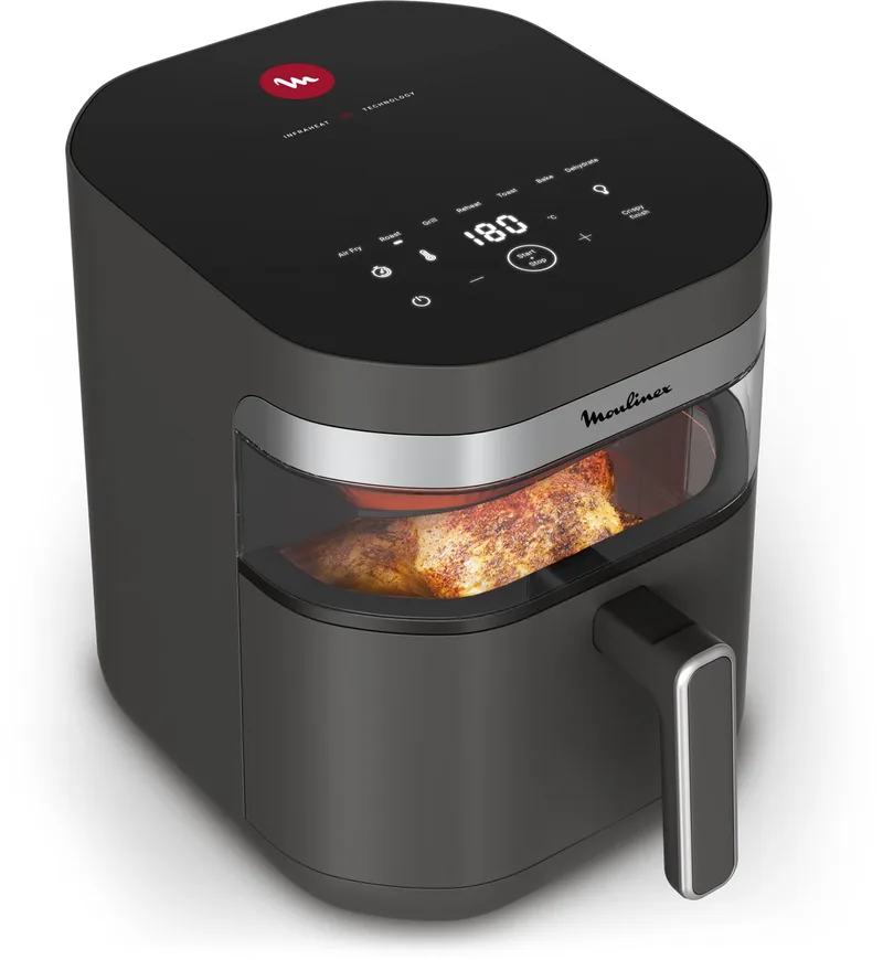 Easy Fry Infrared EZ832HF0 – Airfryer XL - 7 L – Infra-Heat™ technologie – Kijkvenster de Moulinex en Noir – photo produit