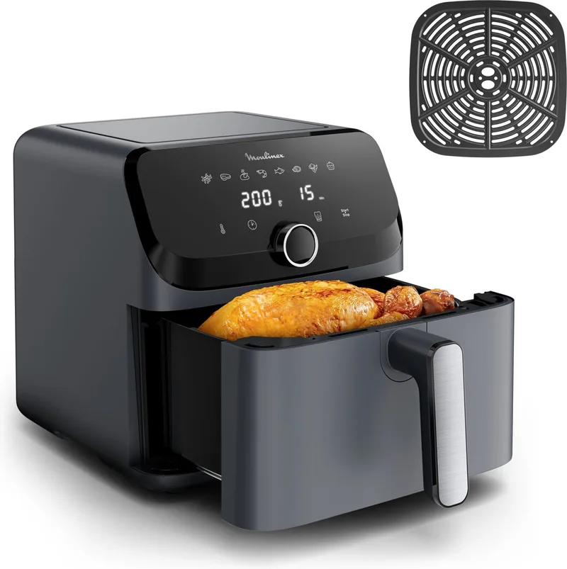 Easy Fry Mega EZ855BF - Airfryer by Moulinex in Grey – product photo