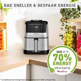 Easy Fry Silence EZ552DF0 - Airfryer - Tot 6 personen - 5 L by Moulinex in Black – product photo 6 of 6