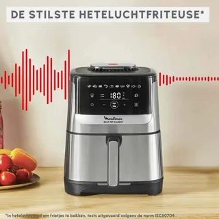 Easy Fry Silence EZ552DF0 - Airfryer - Tot 6 personen - 5 L by Moulinex in Black – product photo 3 of 6