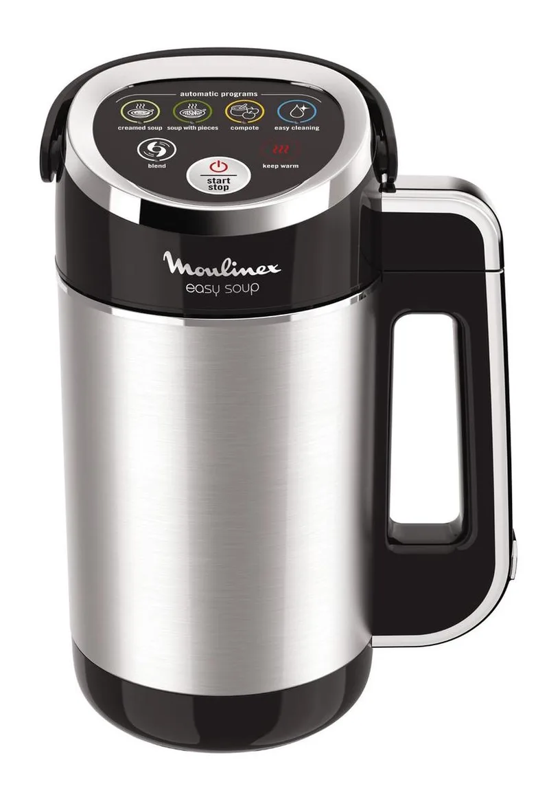 Easy Soup LM841810 - Soepmaker fra Moulinex i Sort, Sølv – produktbillede