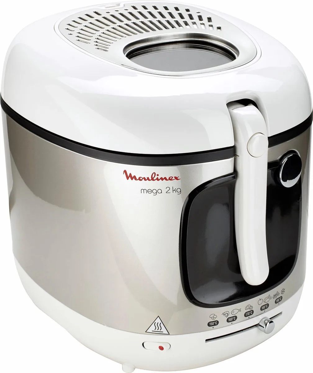 Mega XXL AM4800 - Friteuse - 3,3 L - 2100W - Wit de Moulinex – photo produit