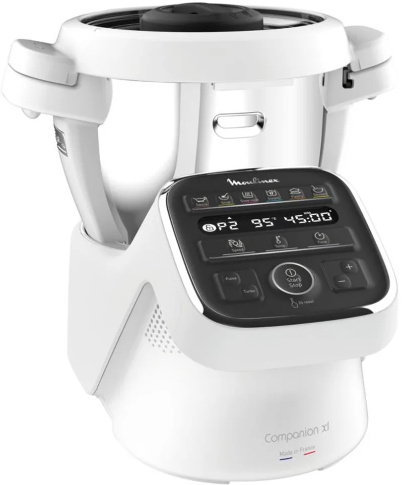 multifunctionele keukenmachine 3l 1550w wit/grijs by Moulinex in White – product photo