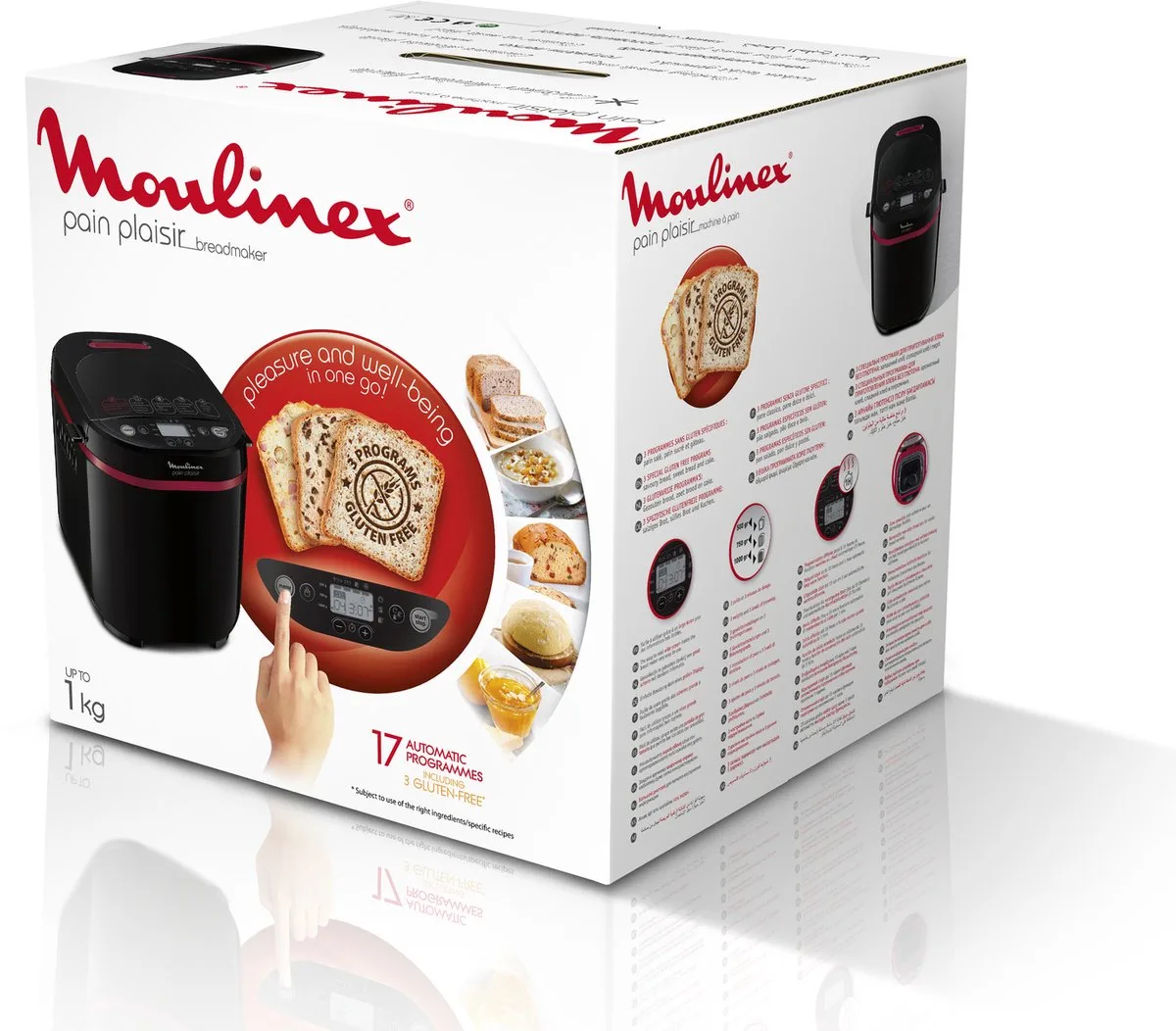 OW2208 - broodbakmachine - 650W van Moulinex in Zwart – productfoto