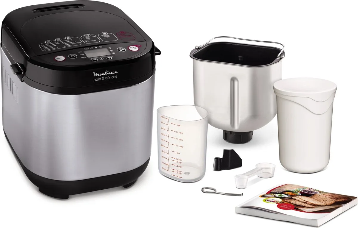 Pain & Delice OW240E30 - Broodbakmachine van Moulinex in Zwart – productfoto