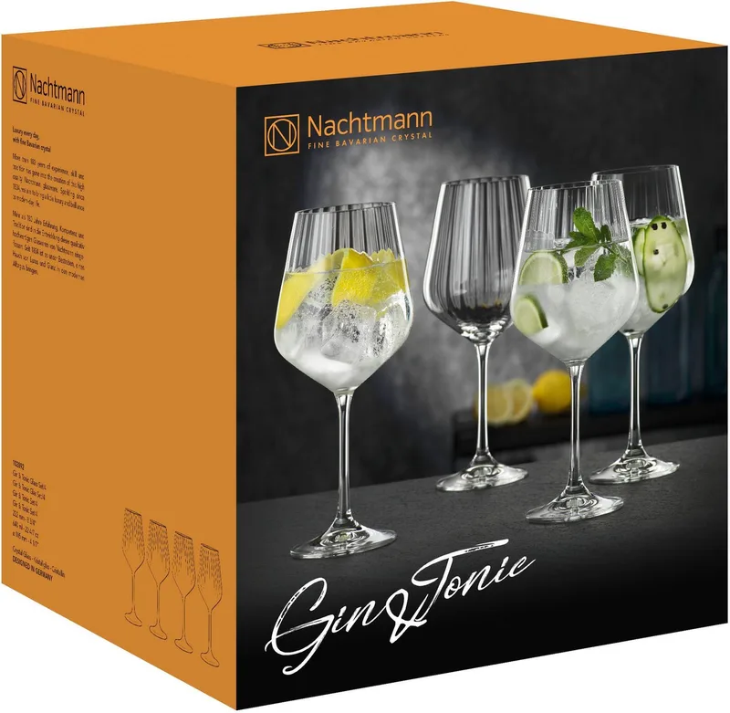 Gin Tonic Glazen 640 ml - 4 Stuks de Nachtmann en Transparent – photo produit 3 sur 3