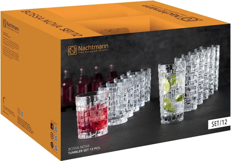 Glazenset Bossa Nova - 12-Delig by Nachtmann in Transparent – product photo 5 of 5