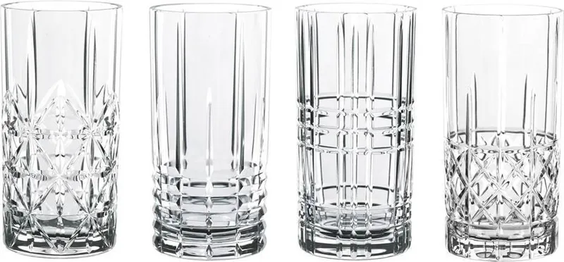 Longdrinkglas 'Highland' - 445 ml - set 4 stuks by Nachtmann in Transparent – product photo
