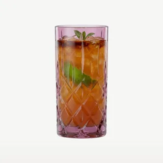 Noblesse Longdrinkglazen 39,5 cl / 395 ml | Set van 2 Stuks | Geschikt voor Cocktails en Frisdrank | Kristal | Vaatwasserbestendig fra Nachtmann i Lilla – produktbillede 1 af 3