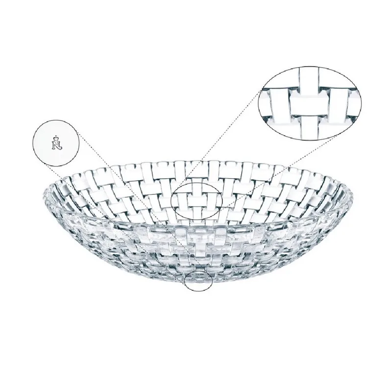 Schaal 'Bossa Nova' - Ø 30 cm by Nachtmann in Transparent – product photo 3 of 4