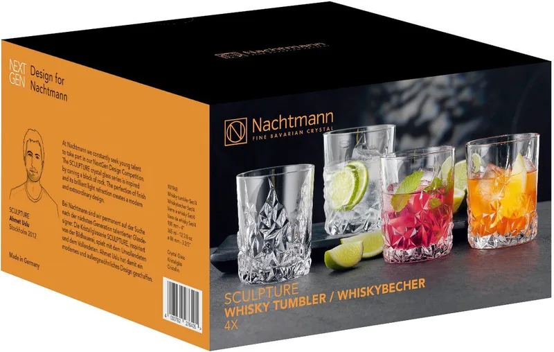 Whiskey Glazen Sculpture - 370 ml - 4 stuks by Nachtmann in Transparent – product photo 3 of 3
