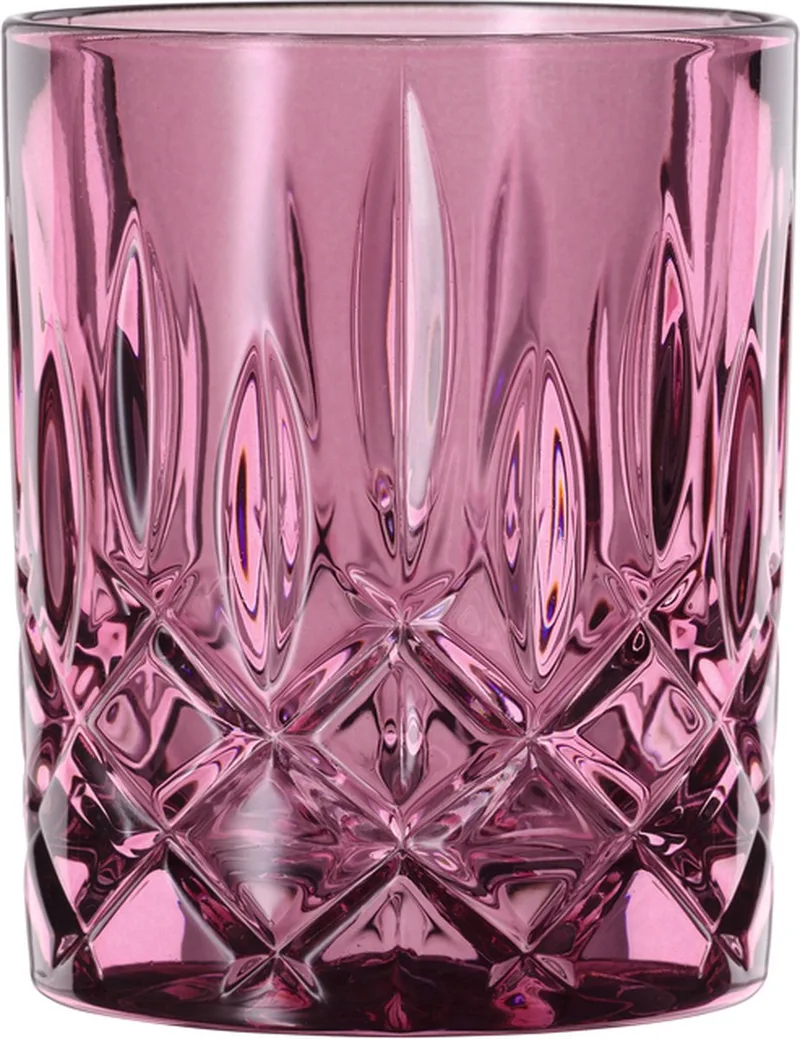 Whiskyglazen 'Noblesse' - Berry - 295 ml - set 2 stuks van Nachtmann in Berry donkerrood – productfoto