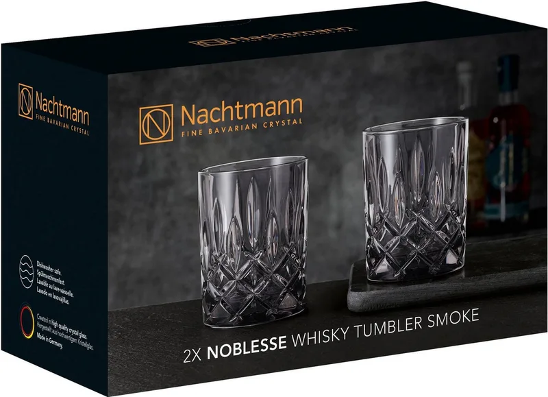 Whiskyglazen 'Noblesse' - Smoke - 295 ml - set 2 stuks de Nachtmann en Gris – photo produit 3 sur 3