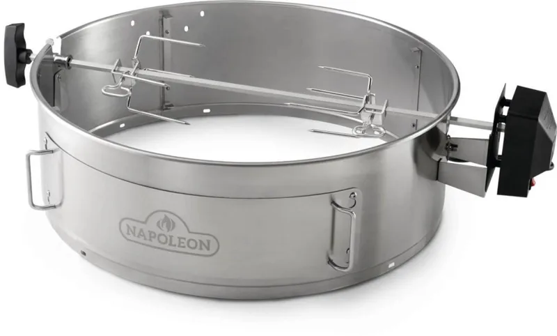Draaispit en pizza oven voor NK22 Kettle grill by Napoleon in Rvs, Black – product photo