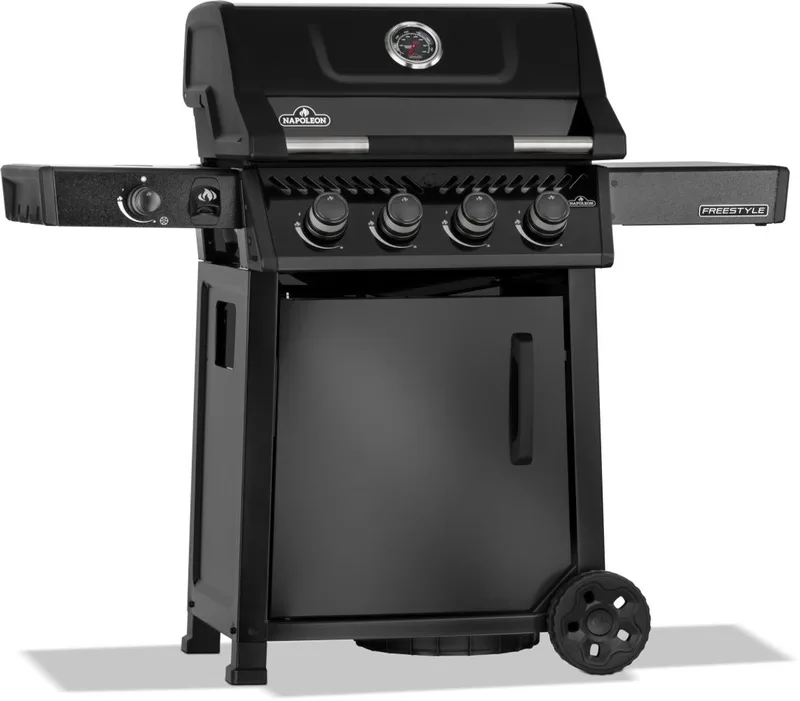 Freestyle 425 Gasgrill Zwart met Zijbrander van Napoleon in Meerkleurig – productfoto