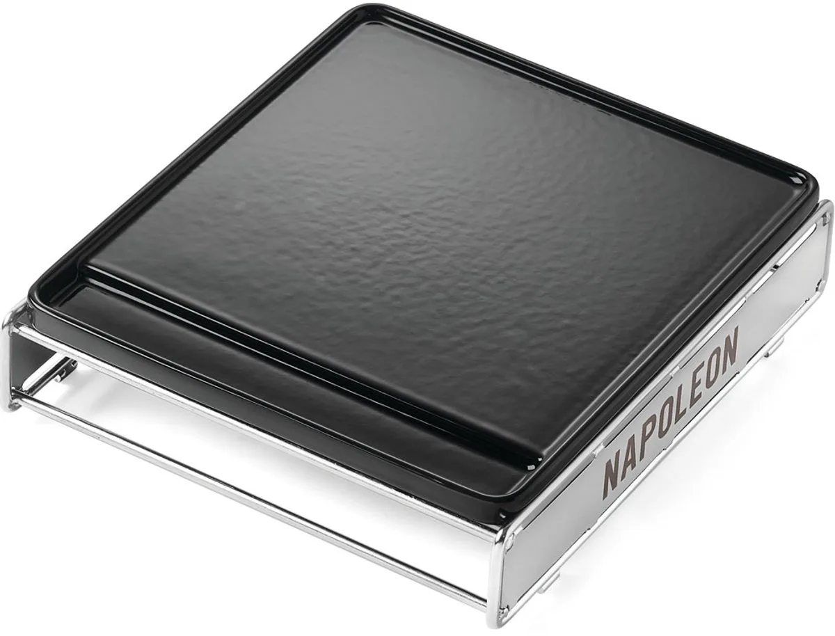Gusseisen Grillplatte 56081 für Sizzle Zone, klein von Napoleon in Schwarz – Produktfoto