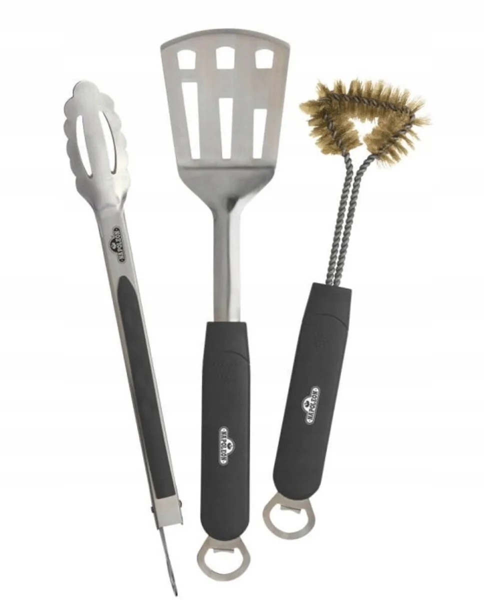 Napoleon 3-delige RVS grillset met tang, spatel en borstel från Napoleon – produktbild