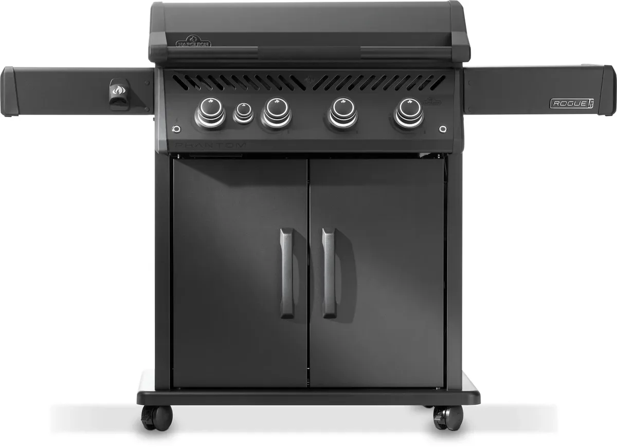 Phantom Rogue Pro 30 Plancha met Sizzle Zone zijbrander mat zwart Napoleon Grills van Napoleon – productfoto