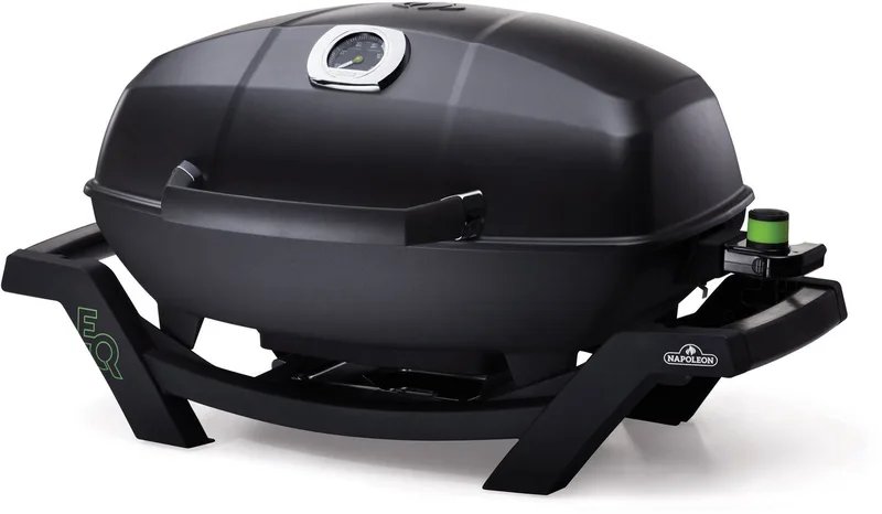 Travelq Pro285e Elektrische Barbecue - Grilloppervlak (LxB) 54x54 cm - Met Thermometer by Napoleon in Black – product photo