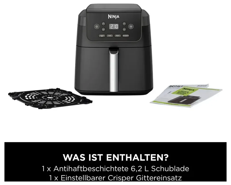 AF170EU Airfryer - 6.2 Liter by Ninja in Black – product photo 2 of 2