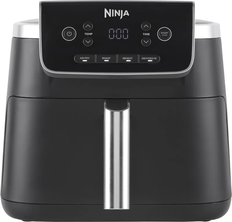 Airfryer XL Pro - 4.7 liter - 4 Kookprogramma's - 2024 Model - AF140EU van Ninja in Zwart – productfoto