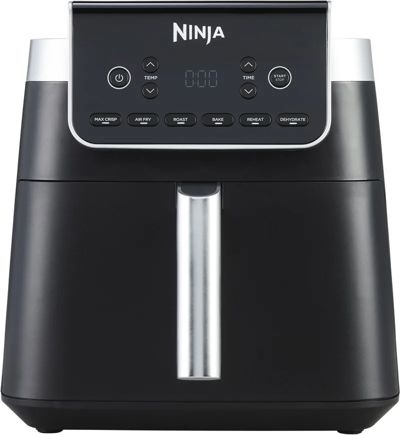 Airfryer XXL Max Pro - 6.2 liter - 6 Kookprogramma's - in Hoogte Verstelbare Plaat - AF180EU de Ninja en Argent – photo produit