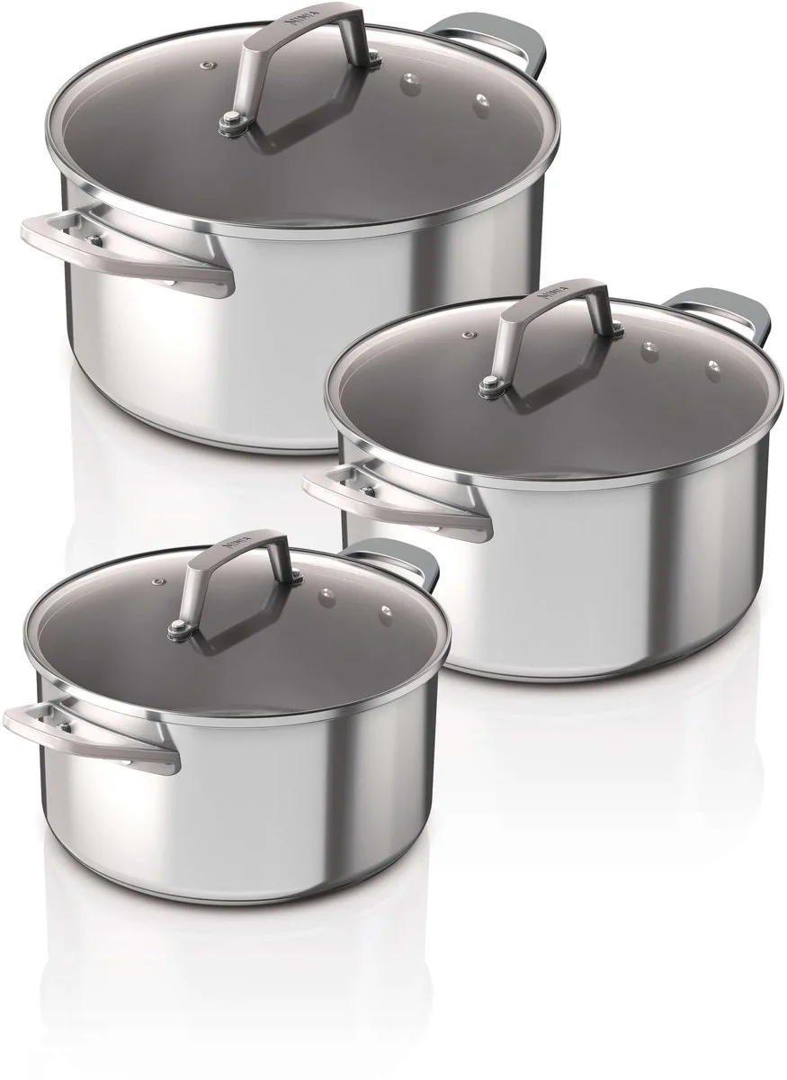 C63000DE soeppan Aluminium, Roestvrijstaal van Ninja in Zilver – productfoto