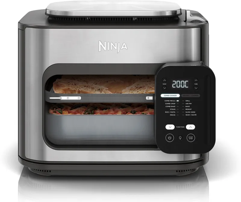 Combi 12-in-1 Multicooker, Oven en AirFryer - 12,5 Liter - Volledige Maaltijden in 15 minuten - SFP700EU by Ninja in Black – product photo