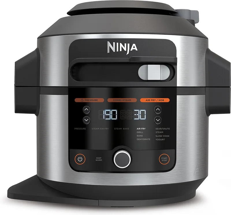 Foodi OL550EU Multicooker - 11 Kookfuncties - 6 Liter - Inclusief Airfryer, Stomen, Grillen, Pressure by Ninja in Silver – product photo