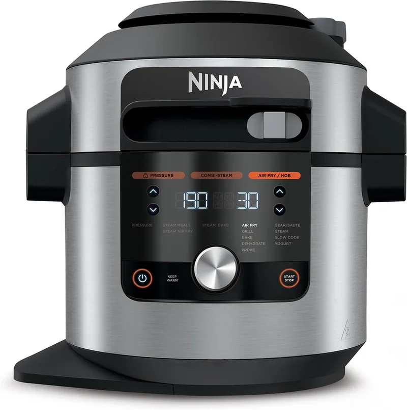 Foodi OL650EU Multicooker - 12 Kookfuncties - 7,5 Liter - Inclusief Airfryer, Pressure Cooking, Stomen, Grillen de Ninja en Argent – photo produit