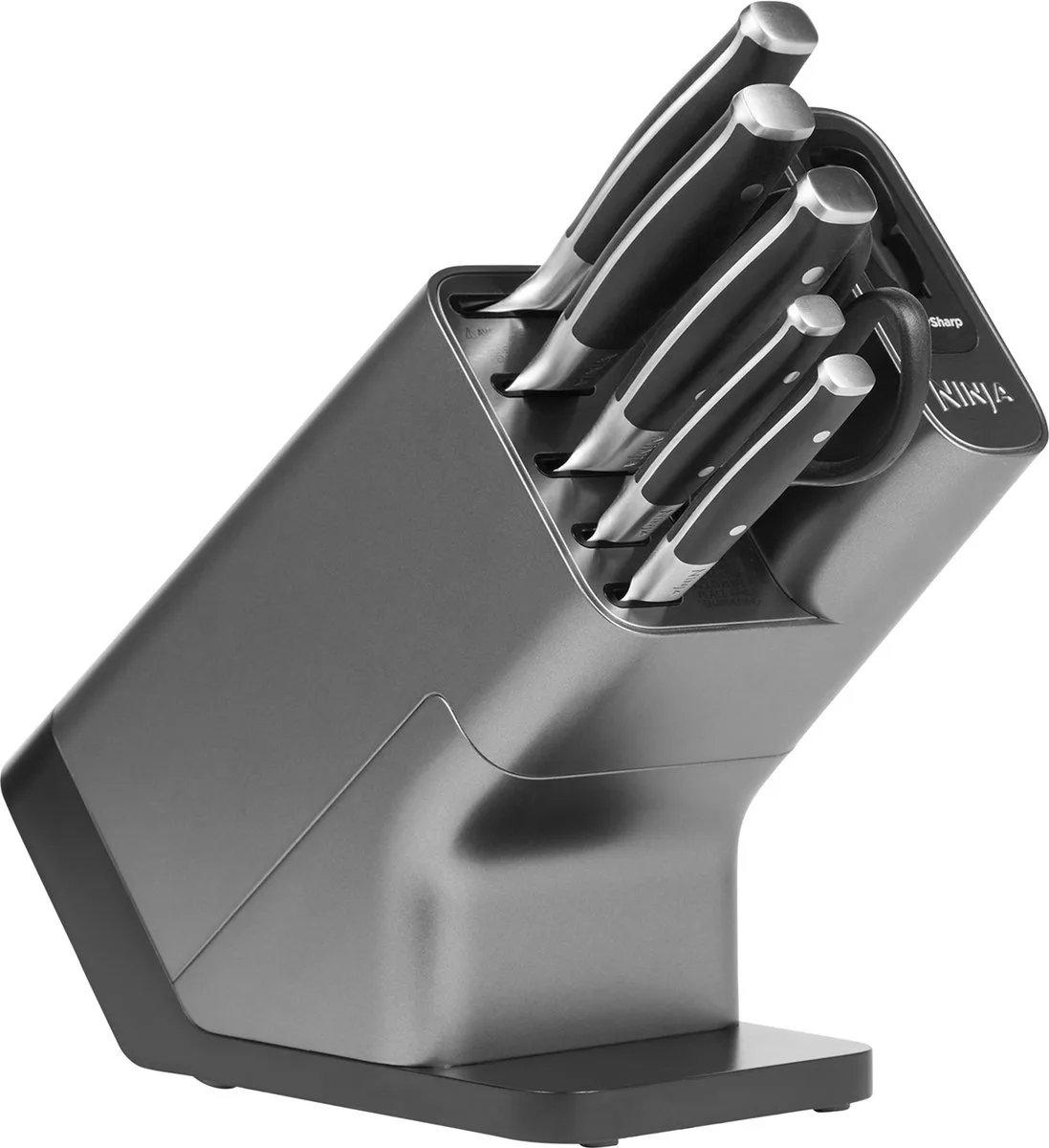 K32006EU Messenblok – Zilver, Zwart van Ninja in Zilver – productfoto