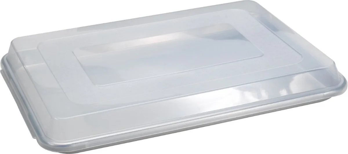 Bakplaat met Deksel, 45,5 x 32,8 cm, Aluminium de Nordic Ware en Argent – photo produit