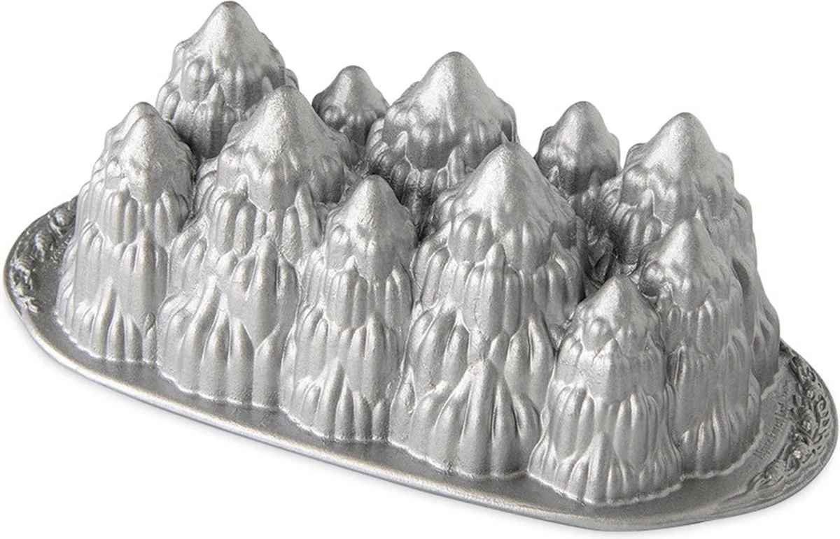 Bakvorm "Alpine Forest Loaf" by Nordic Ware in Silver – product photo