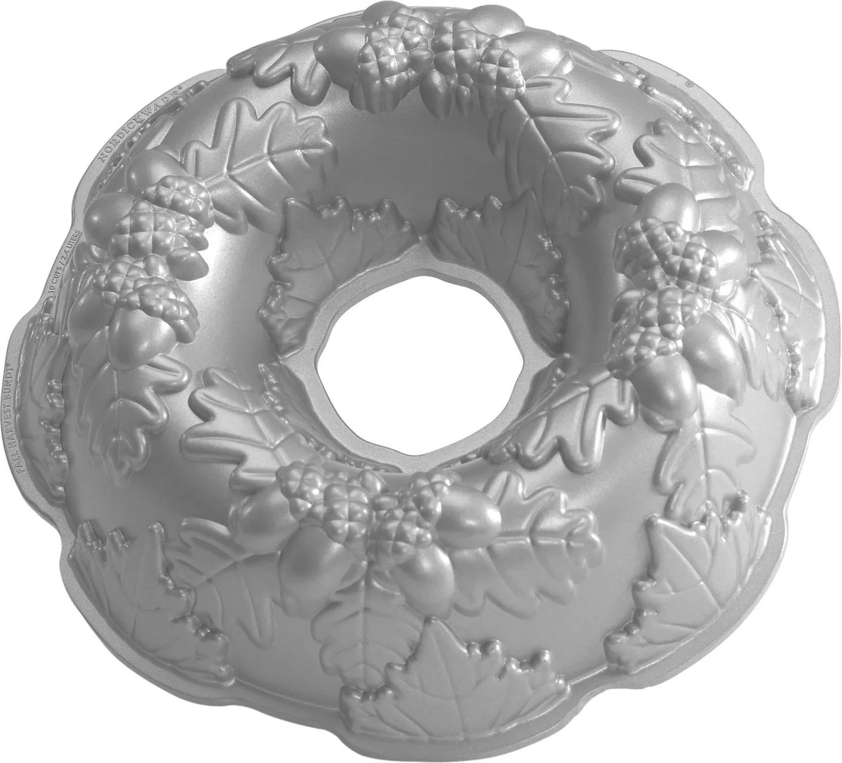 Bakvorm - Fall Harvest Wreath - 30 cm by Nordic Ware in Bronze – product photo