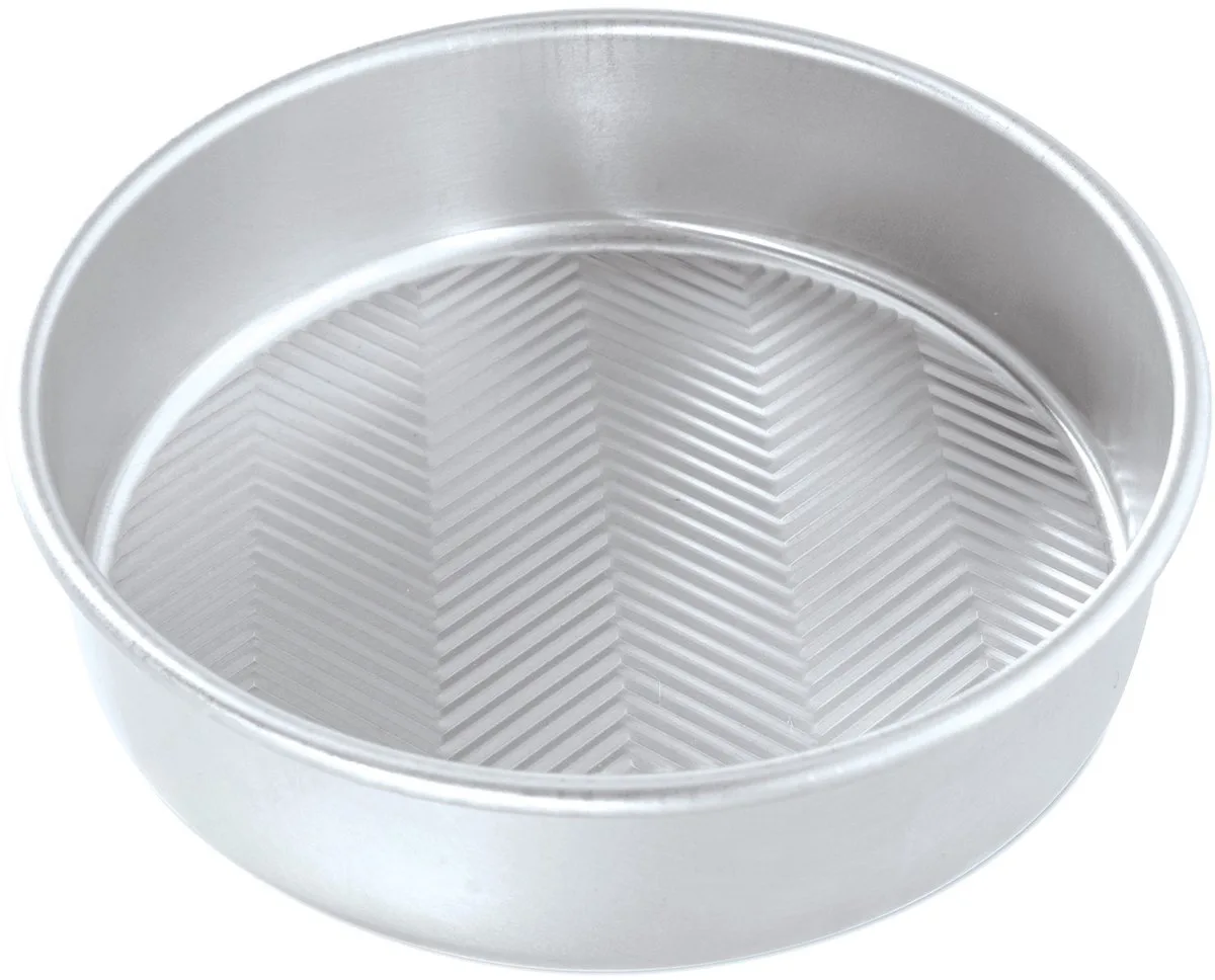 Bakvorm, Rond, met Structuur, 23 cm, Aluminium de Nordic Ware en Argent – photo produit
