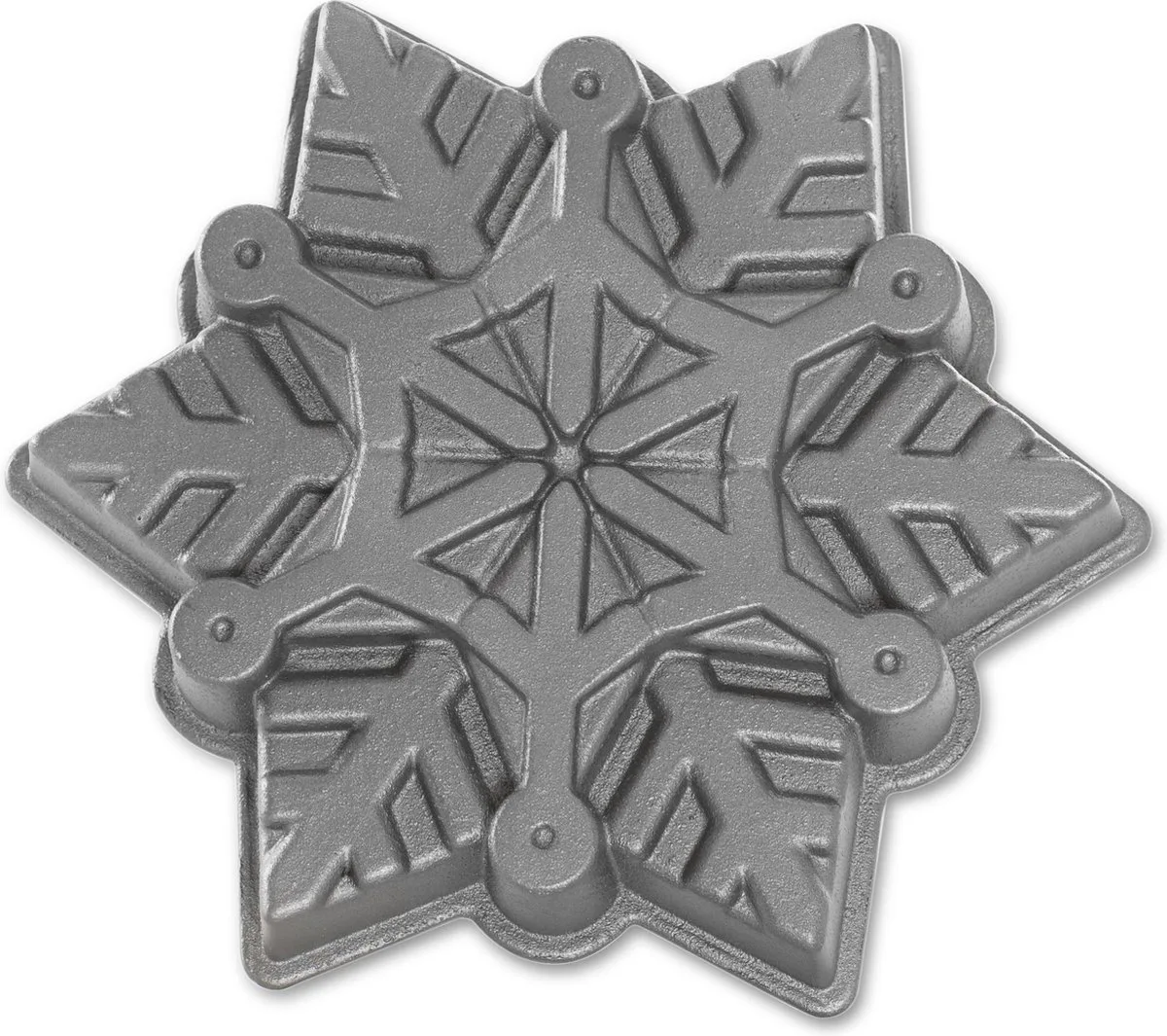 Bakvorm "Snowflake" van Nordic Ware in Grijs – productfoto